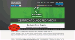 Desktop Screenshot of dargisconstruction.com
