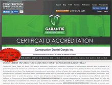 Tablet Screenshot of dargisconstruction.com